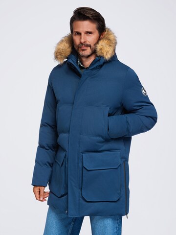 Ombre Winterparka in Blauw: voorkant