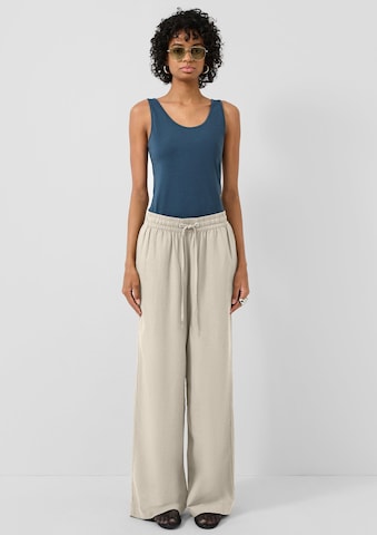 QS Wide leg Trousers in Beige