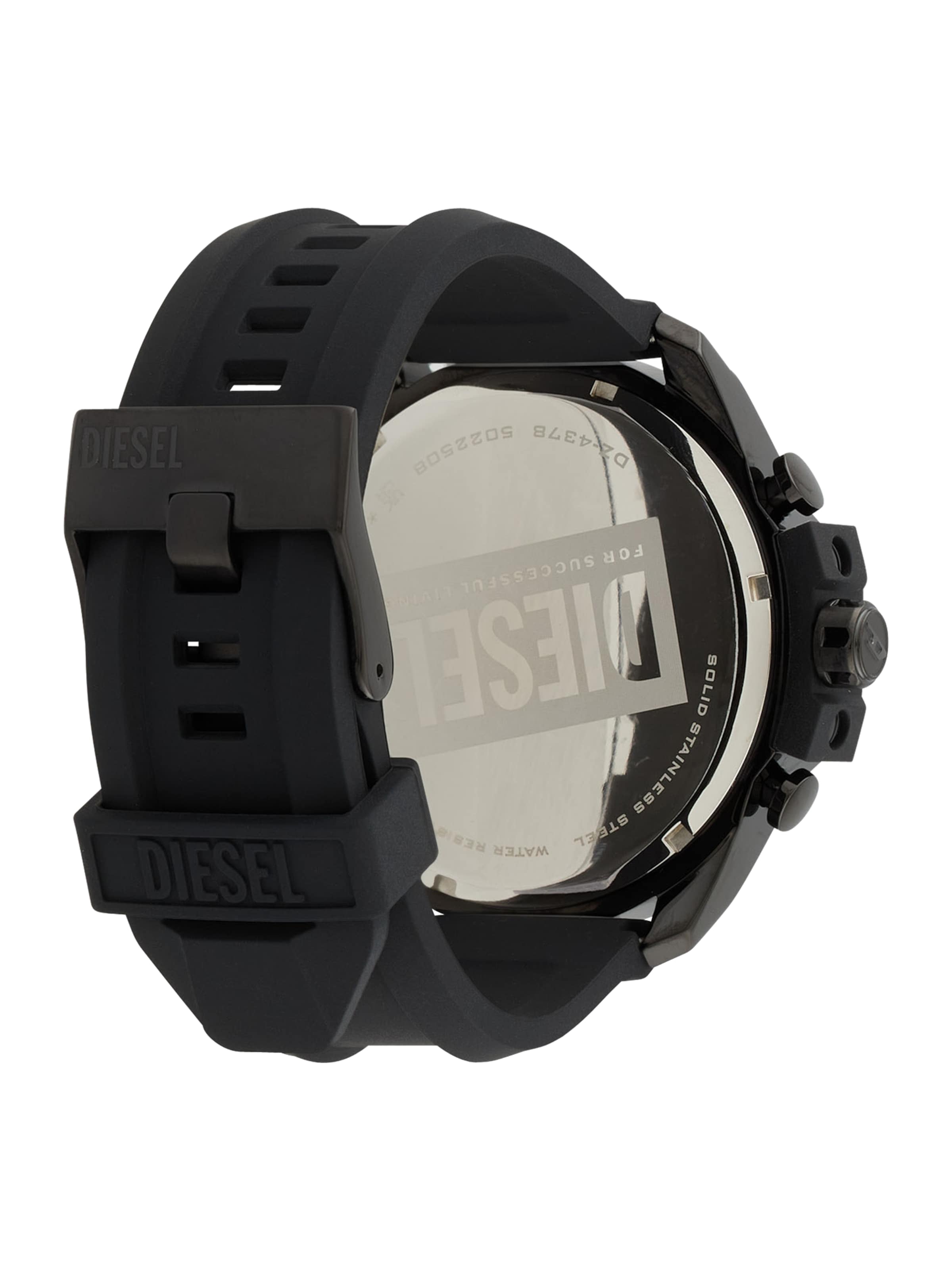 DIESEL Zegarek analogowy 'MEGA CHIEF' w kolorze czarny: tył
