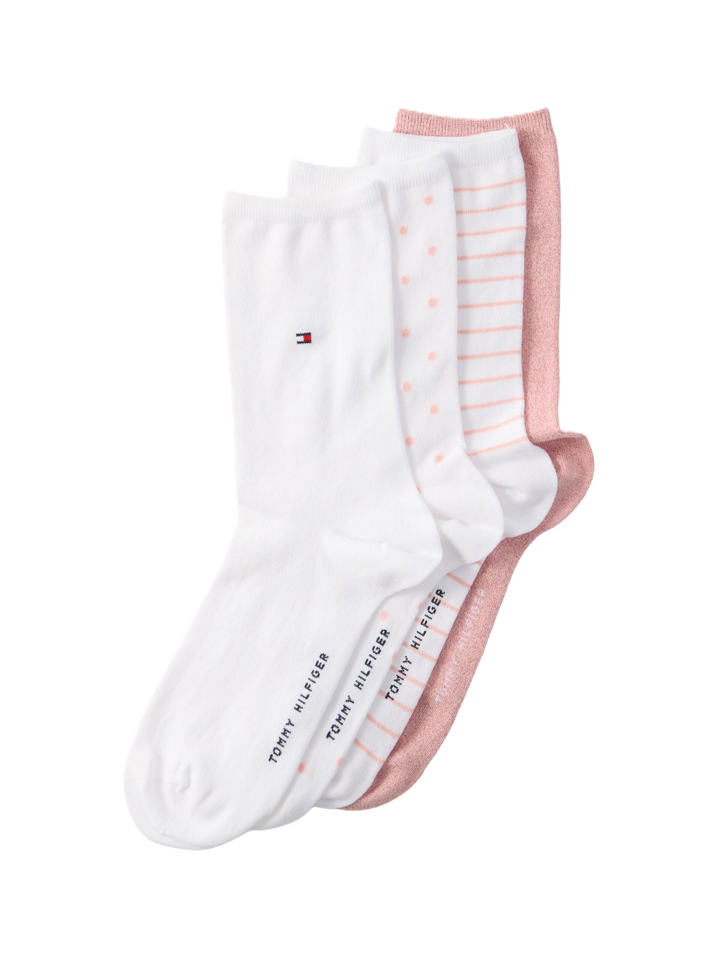 Tommy Hilfiger Underwear Zokni - rózsaszín: elől