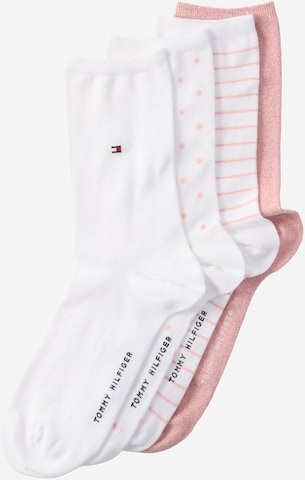 Tommy Hilfiger Underwear Zokni - rózsaszín: elől