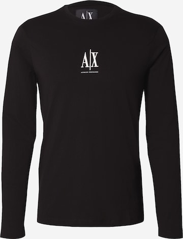 ARMANI EXCHANGE Футболка в Черный: спереди