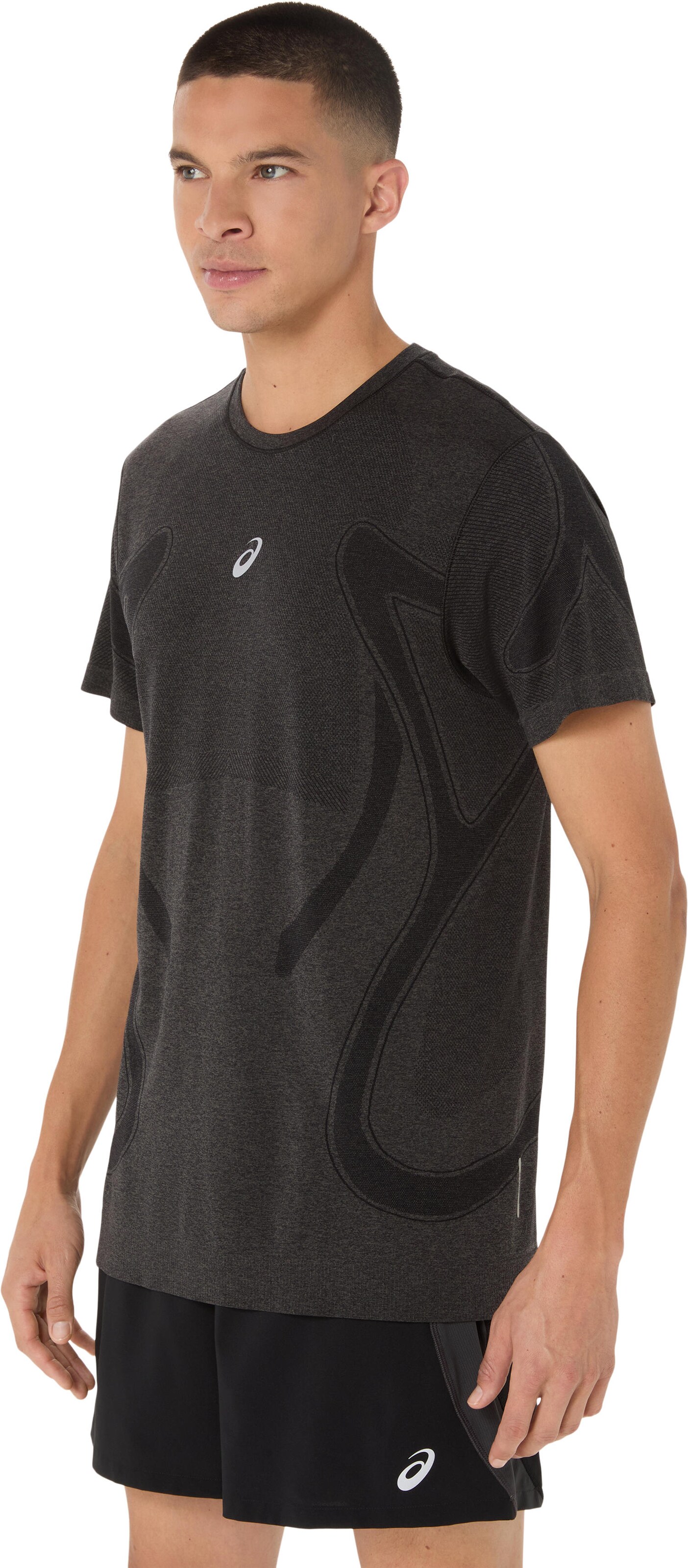 ASICS Functioneel shirt 'Road' in Zwart