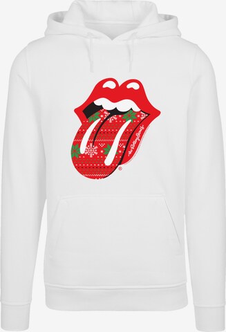 F4NT4STIC Sweatvest 'The Rolling Stones' in Wit: voorkant