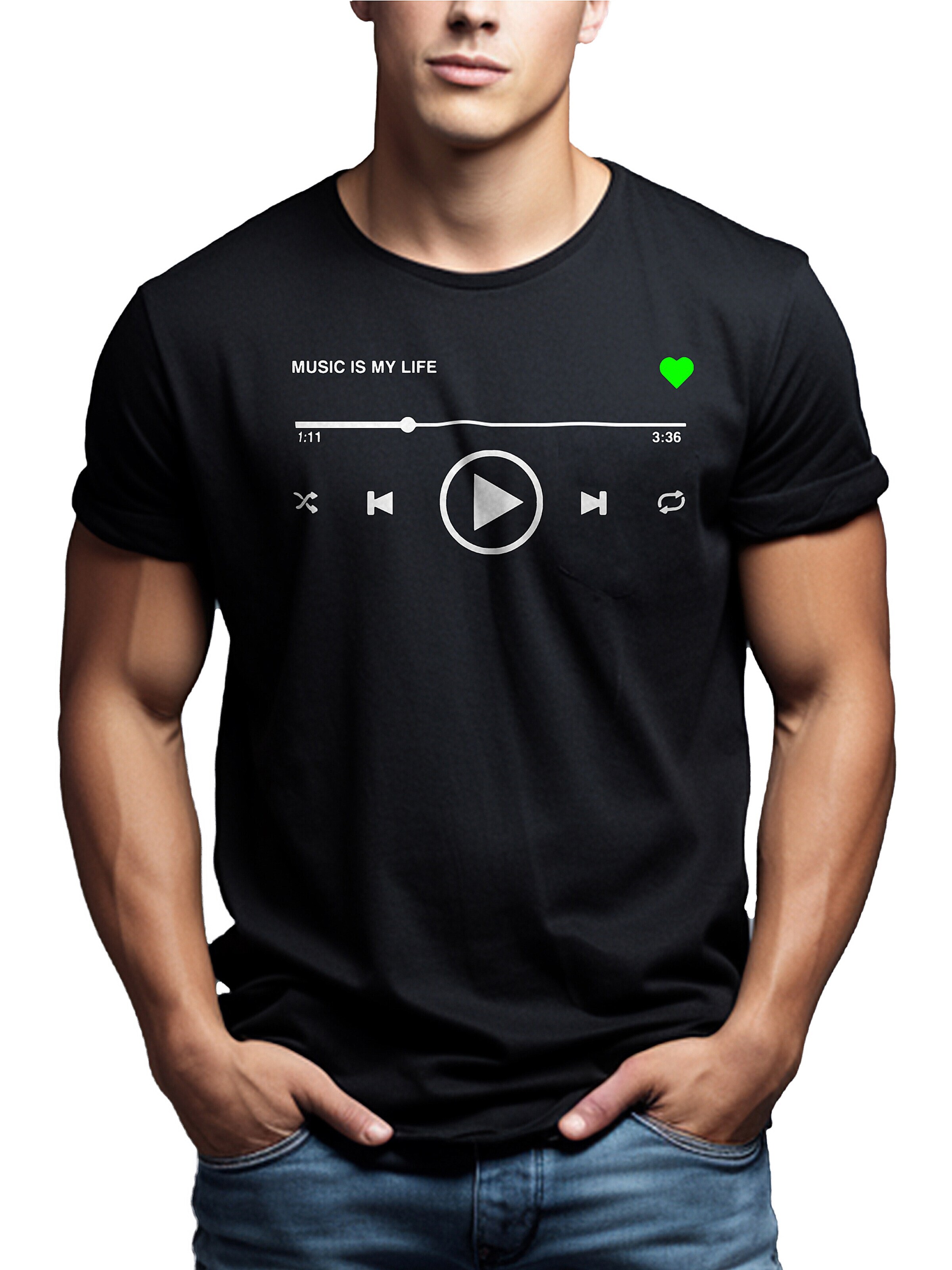 MAKAYA Shirt in Black: front