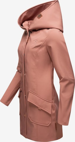 MARIKOO Toiminnallinen pitkä takki 'Mayleen' värissä vaaleanpunainen