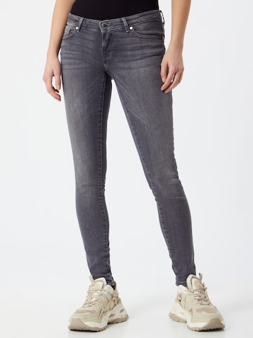 Skinny Jean 'CORAL' ONLY en gris : devant