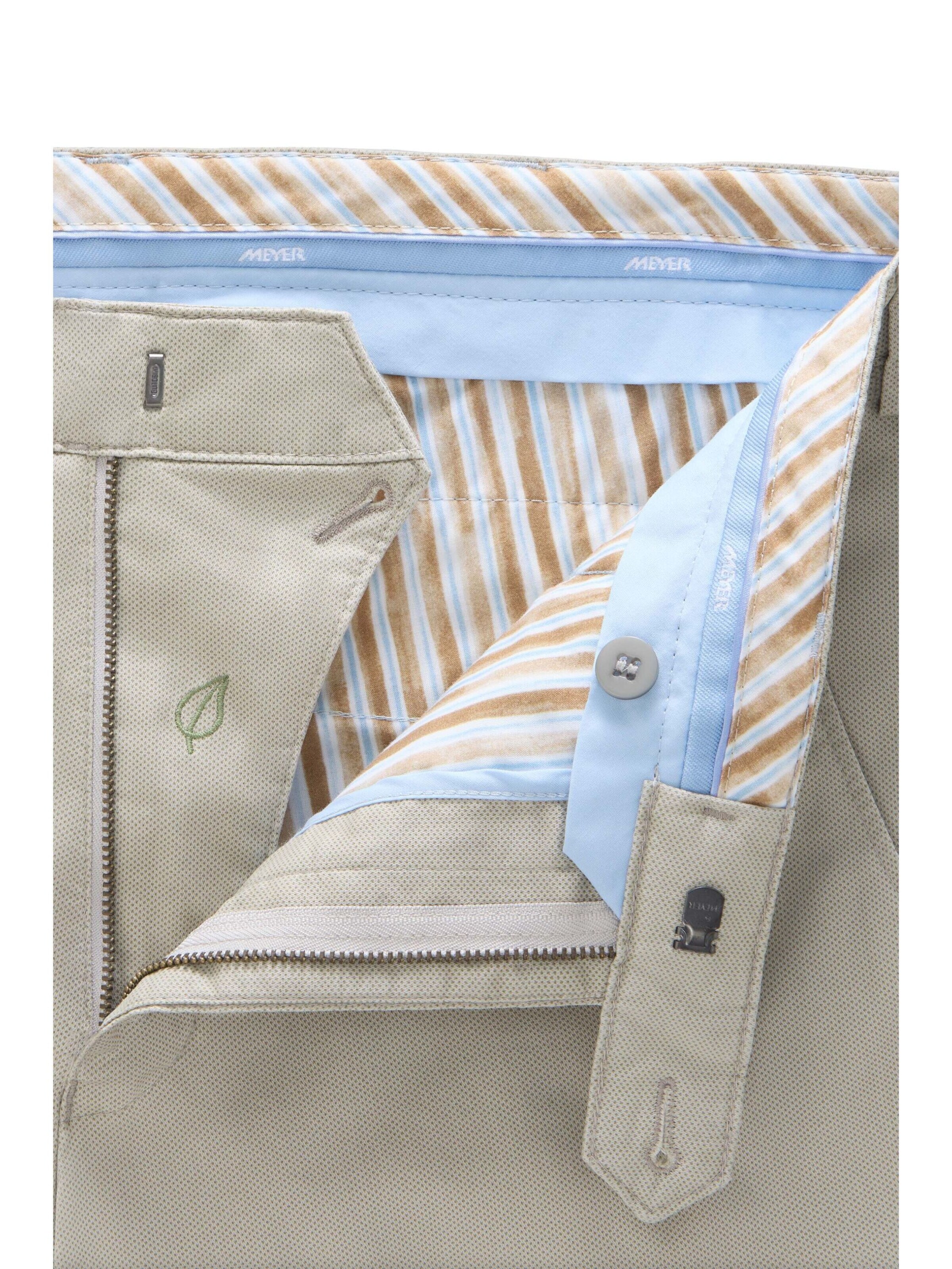 MEYER Regular Chino 'Bonn 1-5075' in Wit