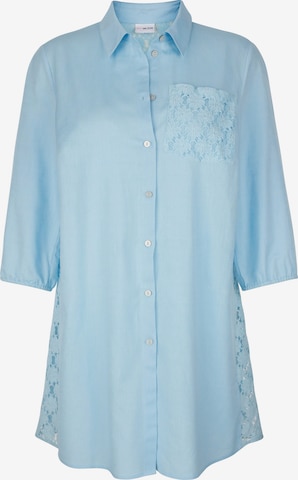 MIAMODA Blouse in Blue: front