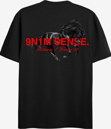 9N1M SENSE Shirt 'Mustang' in Black