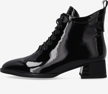 VENEZIA Schnürstiefelette in Schwarz: Vorderseite
