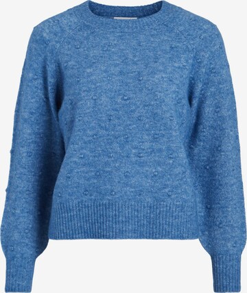 VILA Пуловер 'MARCY' в синьо: отпред