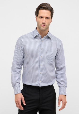 ETERNA Regular fit Zakelijk overhemd in Blauw: voorkant