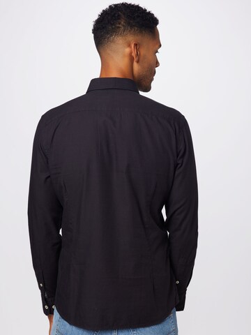 Coupe slim Chemise Hackett London en noir