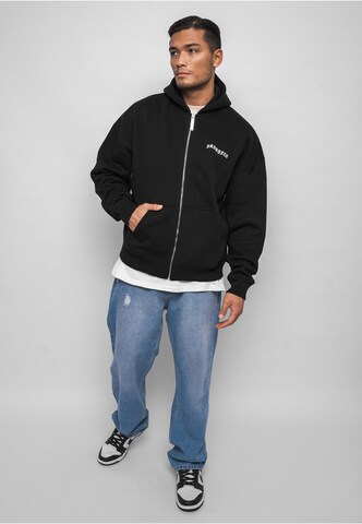Dropsize Sweatvest in Zwart