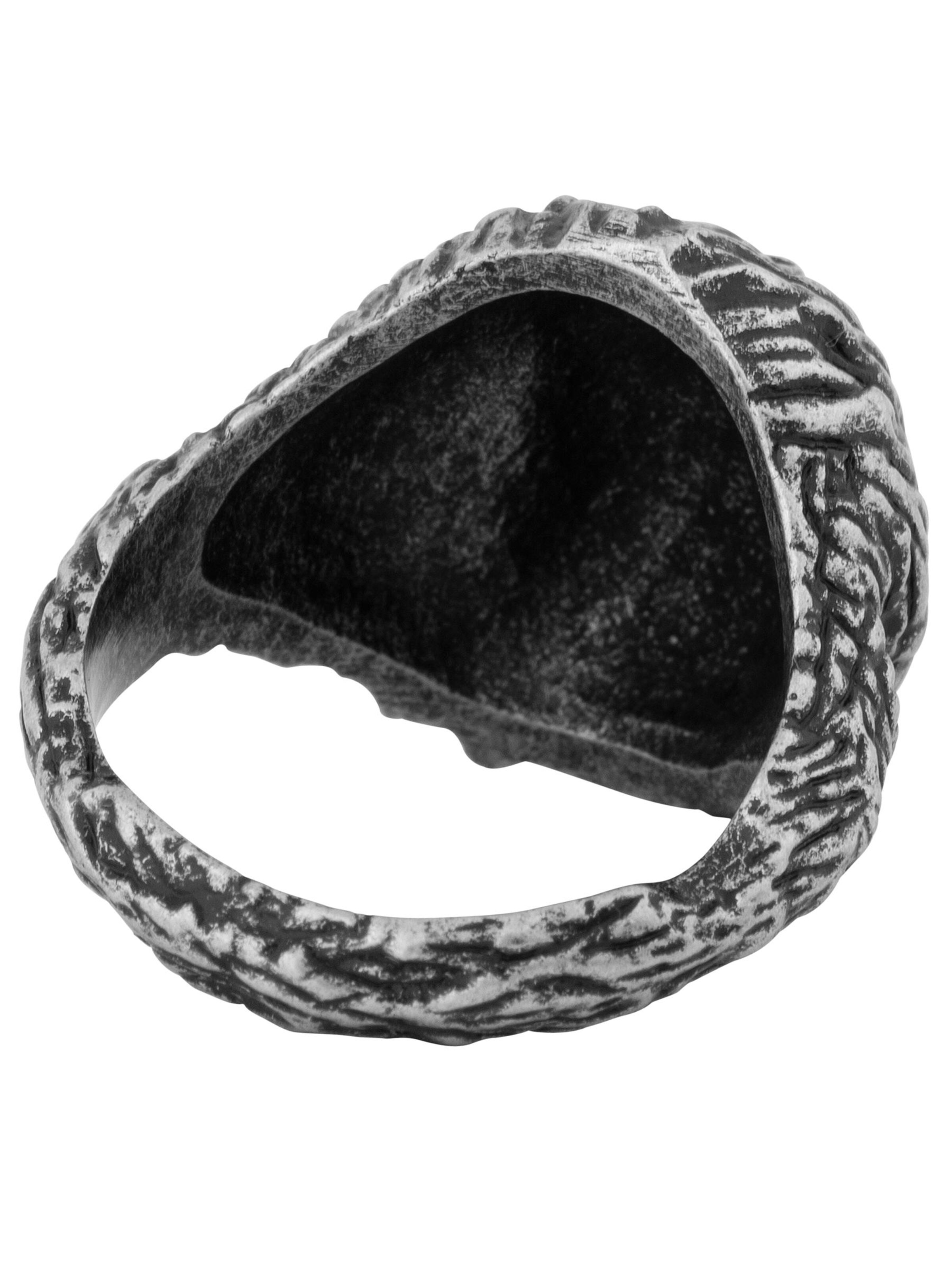 Akitsune Ring 'The Rock' in Silver