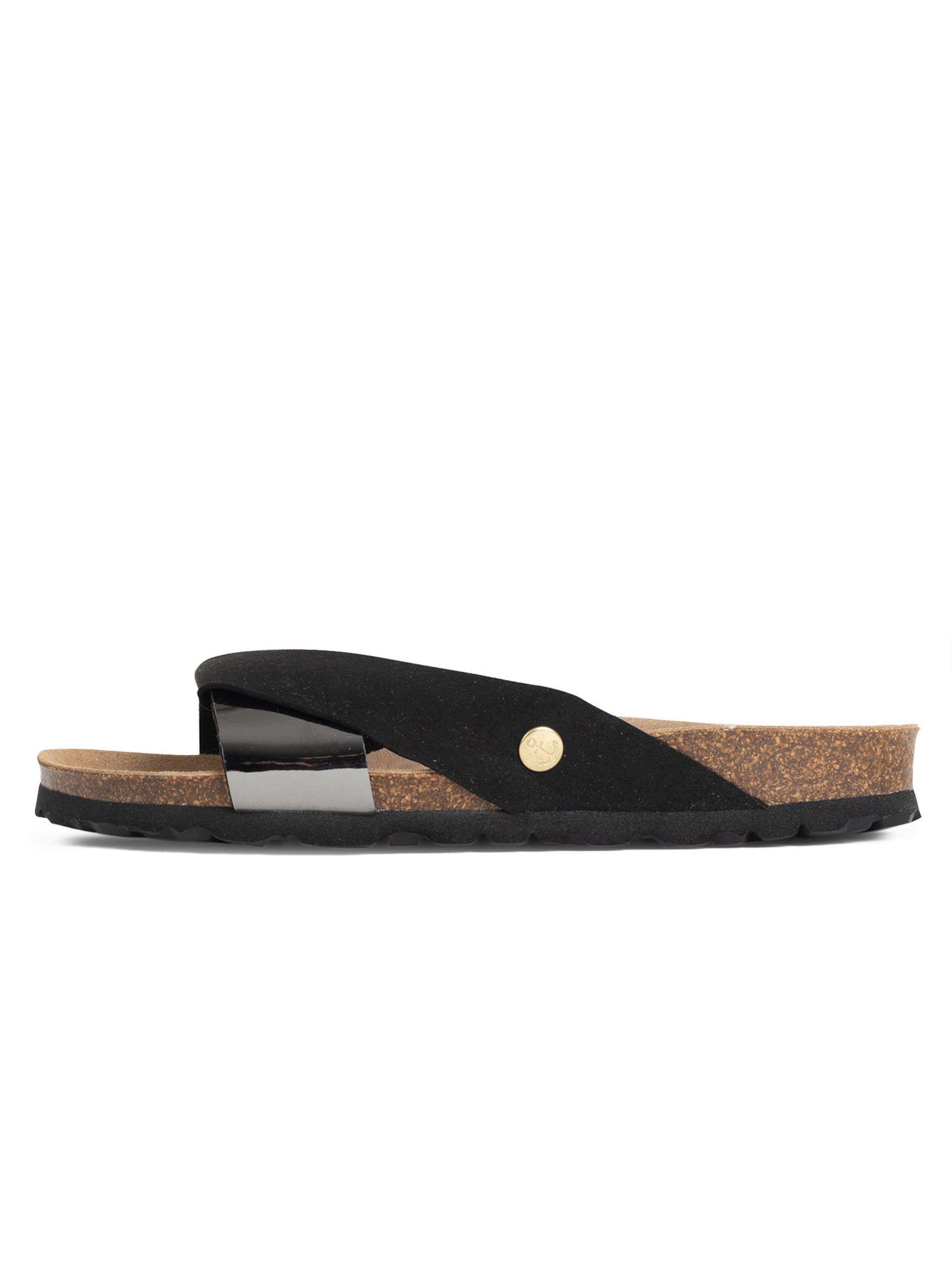 Bayton Papuče 'Figari' - Čierna: predná strana