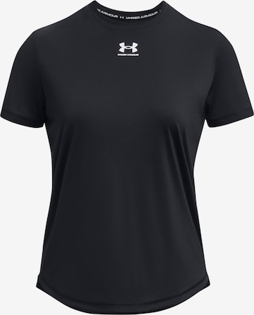 UNDER ARMOUR Funkcionalna majica 'Pro' | črna barva: sprednja stran