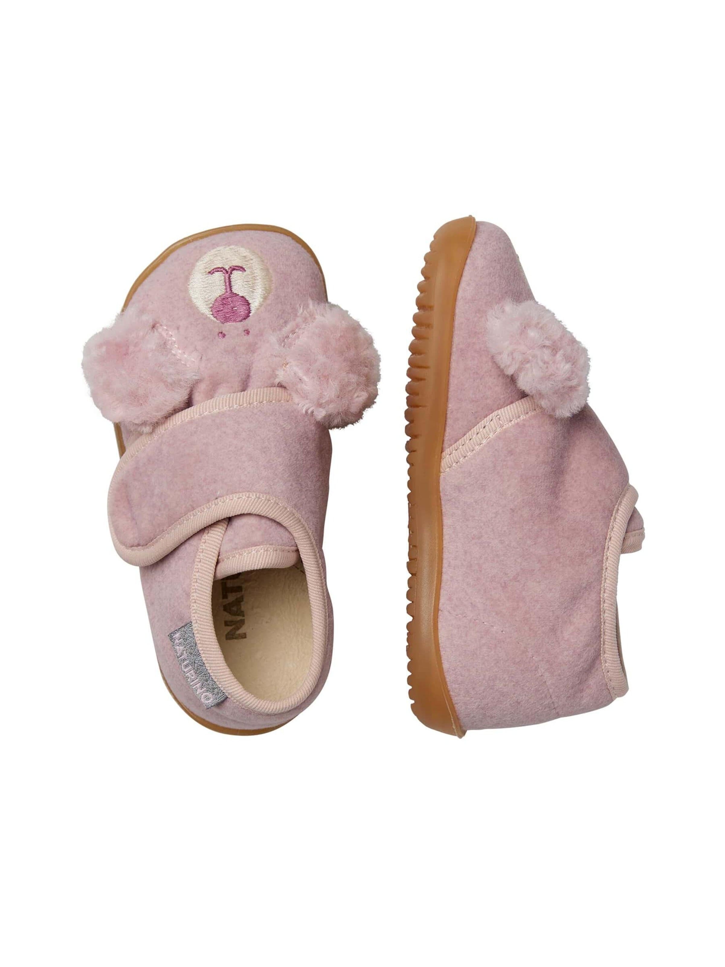 NATURINO Huisschoenen 'BIDAIM' in Roze