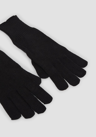 s.Oliver Vingerhandschoenen in Zwart