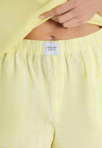 Copenhagen Studios - Calças de pijama em amarelo