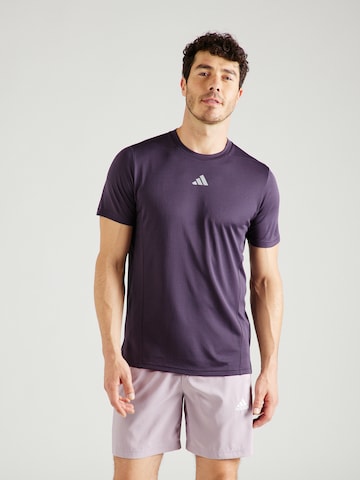 ADIDAS PERFORMANCETehnička sportska majica 'D4T Hiit Workout Heat.Rdy' - ljubičasta boja: prednji dio