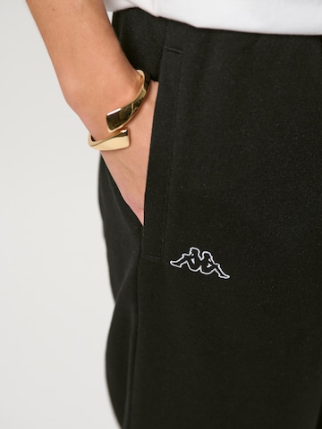 KAPPA - regular Pantalón ' Logo Caseri ' en negro