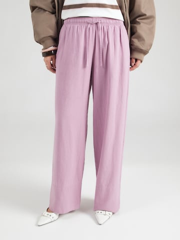 TOPSHOP Wide leg Παντελόνι 'LAKIA' σε λιλά: μπροστά