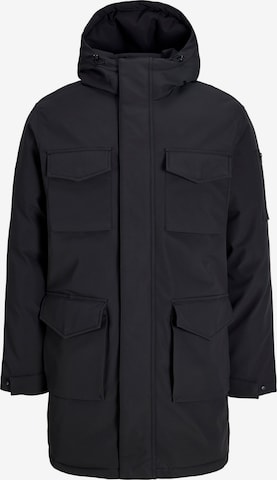 JACK & JONES - Parca de invierno 'JWHBenjamin' en negro: frente
