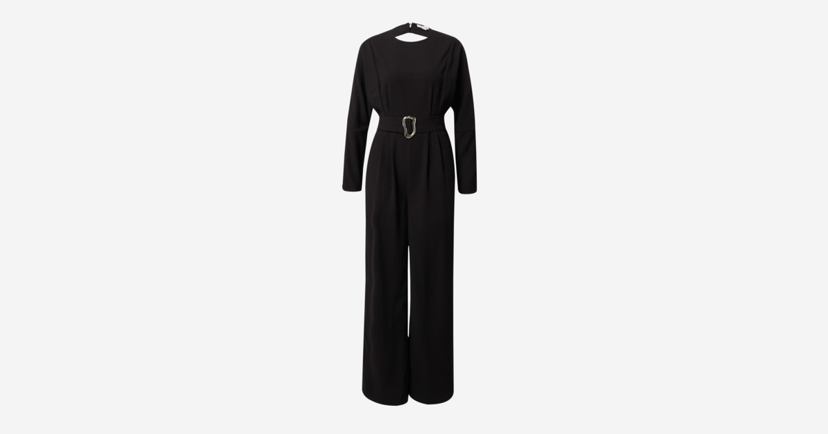 Combinaison noire plissée Femme Combinaison noire plissée Femme