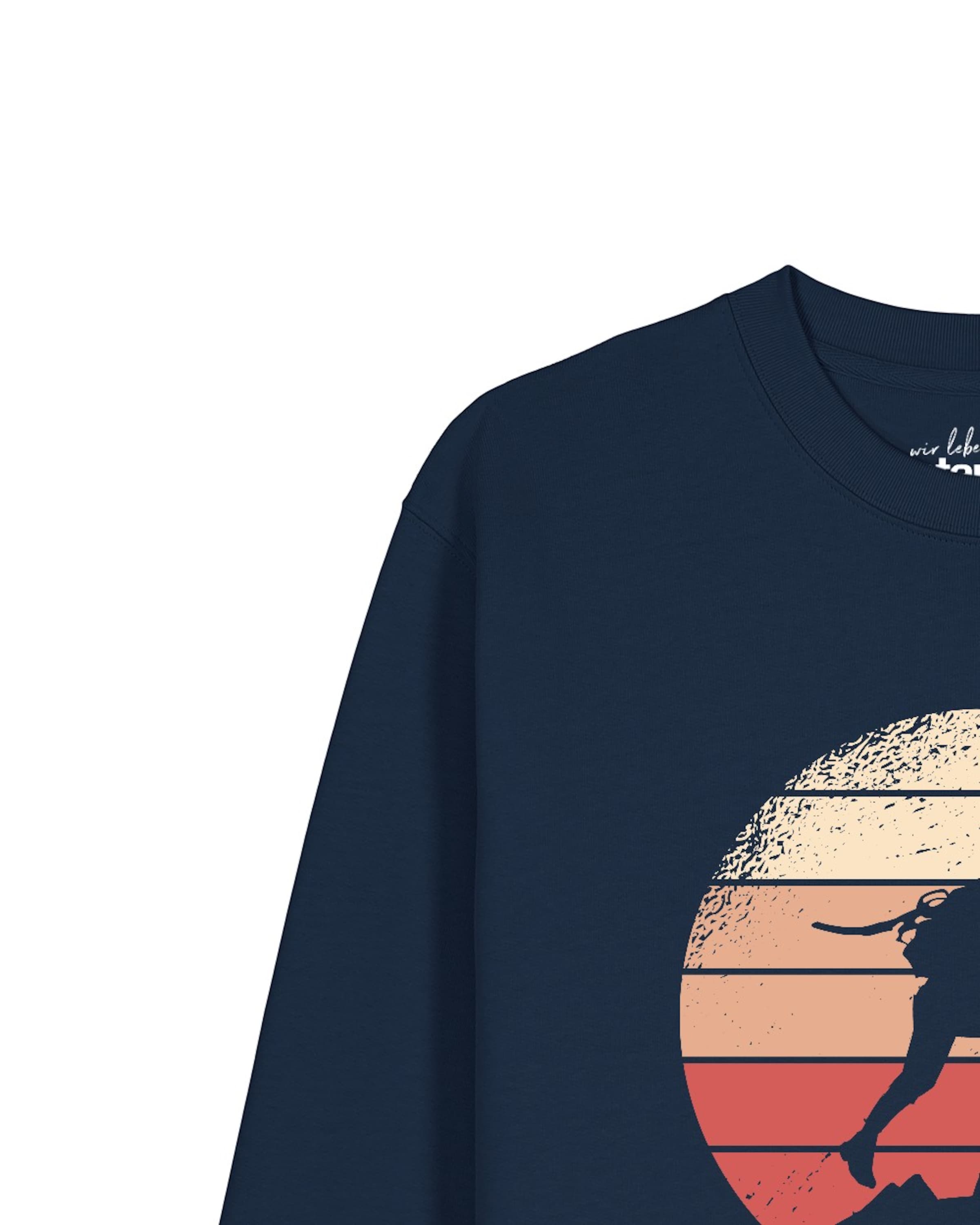 Watapparel Sweatshirt 'Mountain Climbing' in Blauw