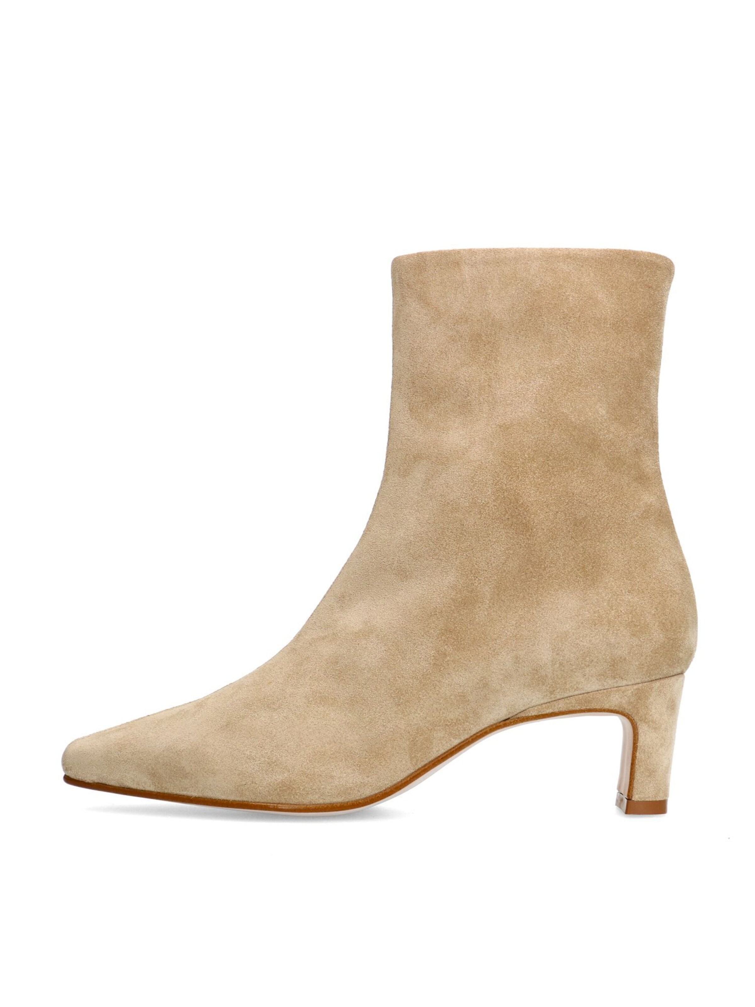 MANFIELD Ankle Boots in Beige