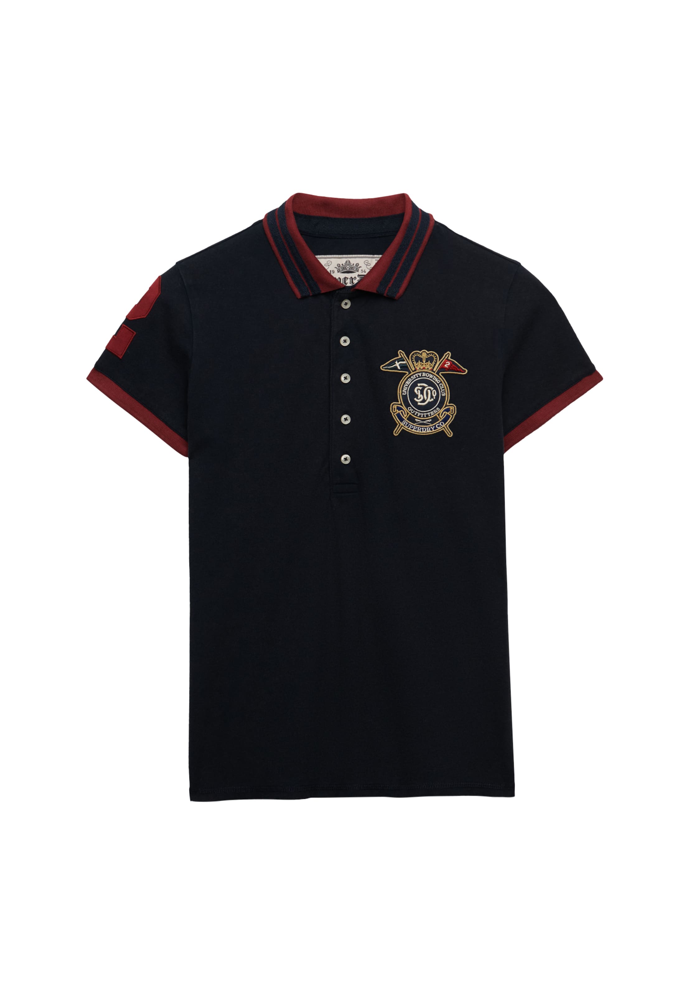 Superdry & Co Shirt in marine blue / Bordeaux, Item view