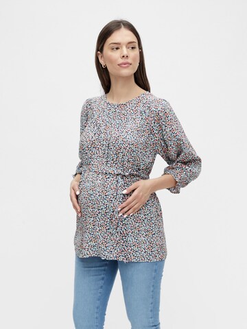 MAMALICIOUS Bluse 'Lyla' in Blau: predná strana