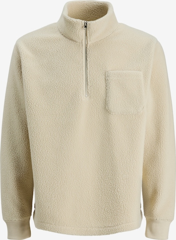 JACK & JONES Sweatshirt in Beige: Vorderseite