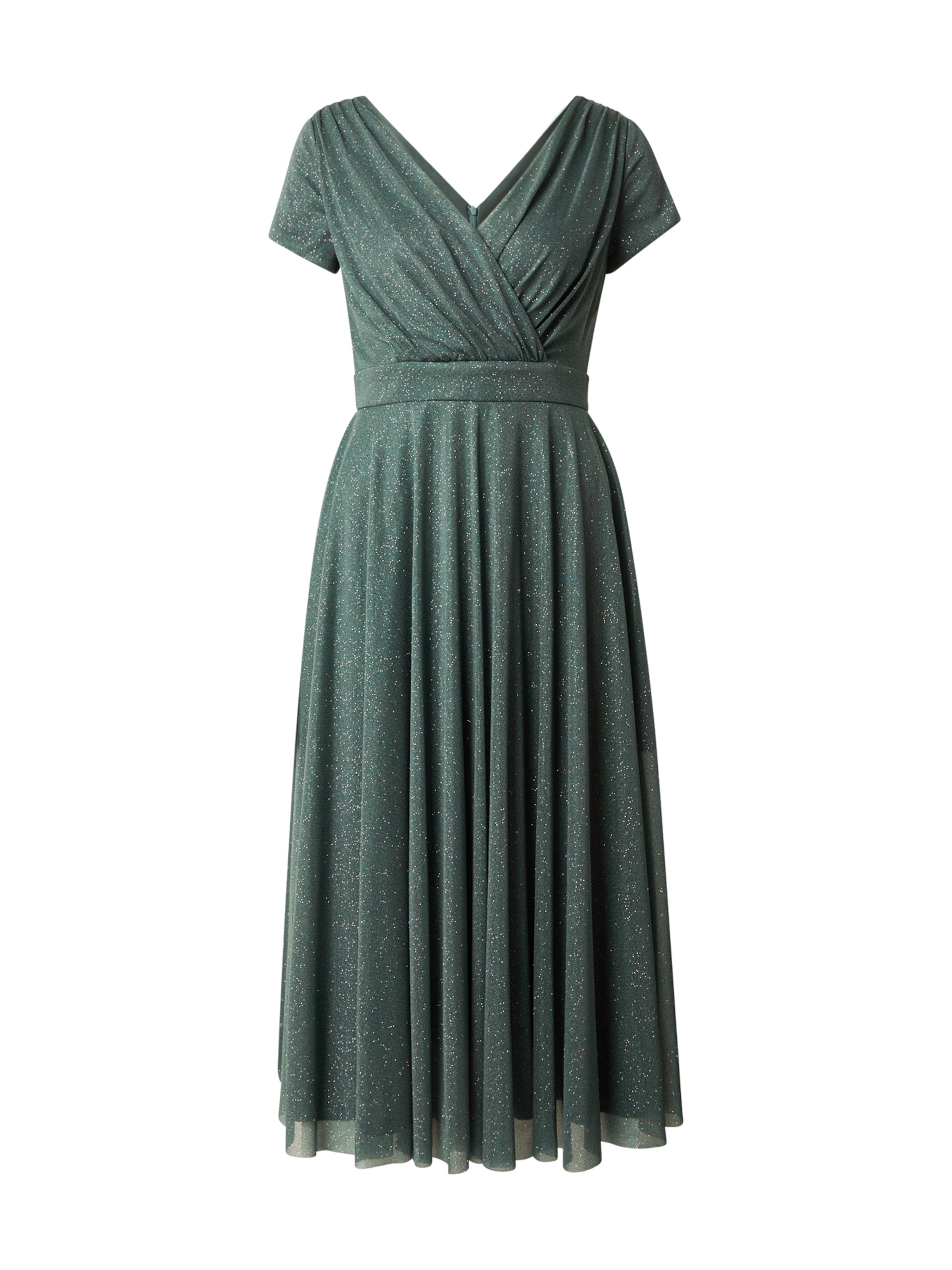 Abito da cocktail di Vera Mont in verde: frontale