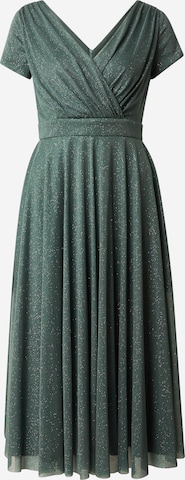 Robe de cocktail Vera Mont en vert : devant