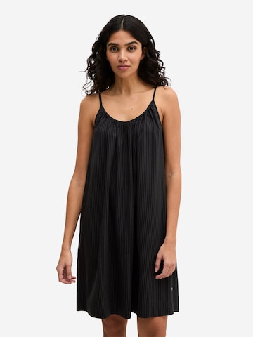 Marc O'Polo Strandkleid ' Abstract Leaf ' in Schwarz: Vorderseite