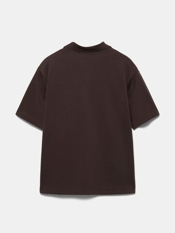 Pull&Bear Poloshirt in Braun