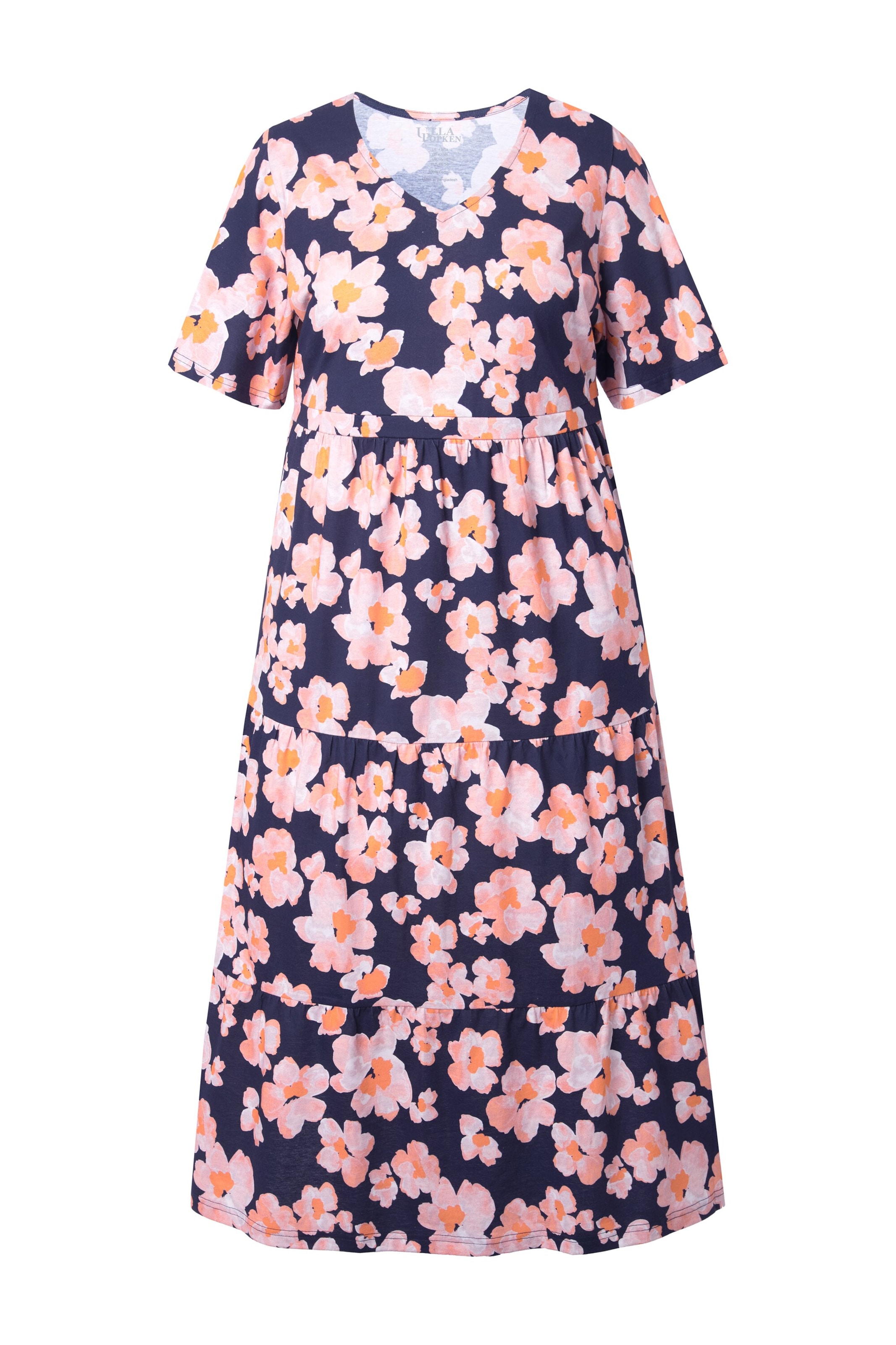 Ulla Popken Jurk in Blauw: voorkant