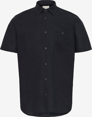 Coupe regular Chemise ' BHBAY LINEN ' BLEND en noir : devant