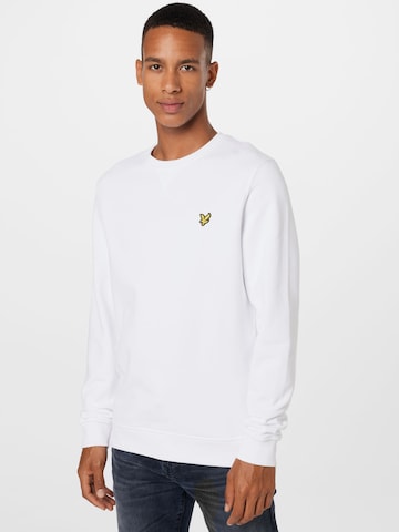 Lyle & Scott Sweatshirt in Wit: voorkant