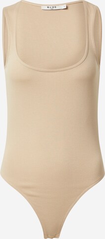 Body a maglietta 'Matiamu by Sofia' di NA-KD in beige: frontale