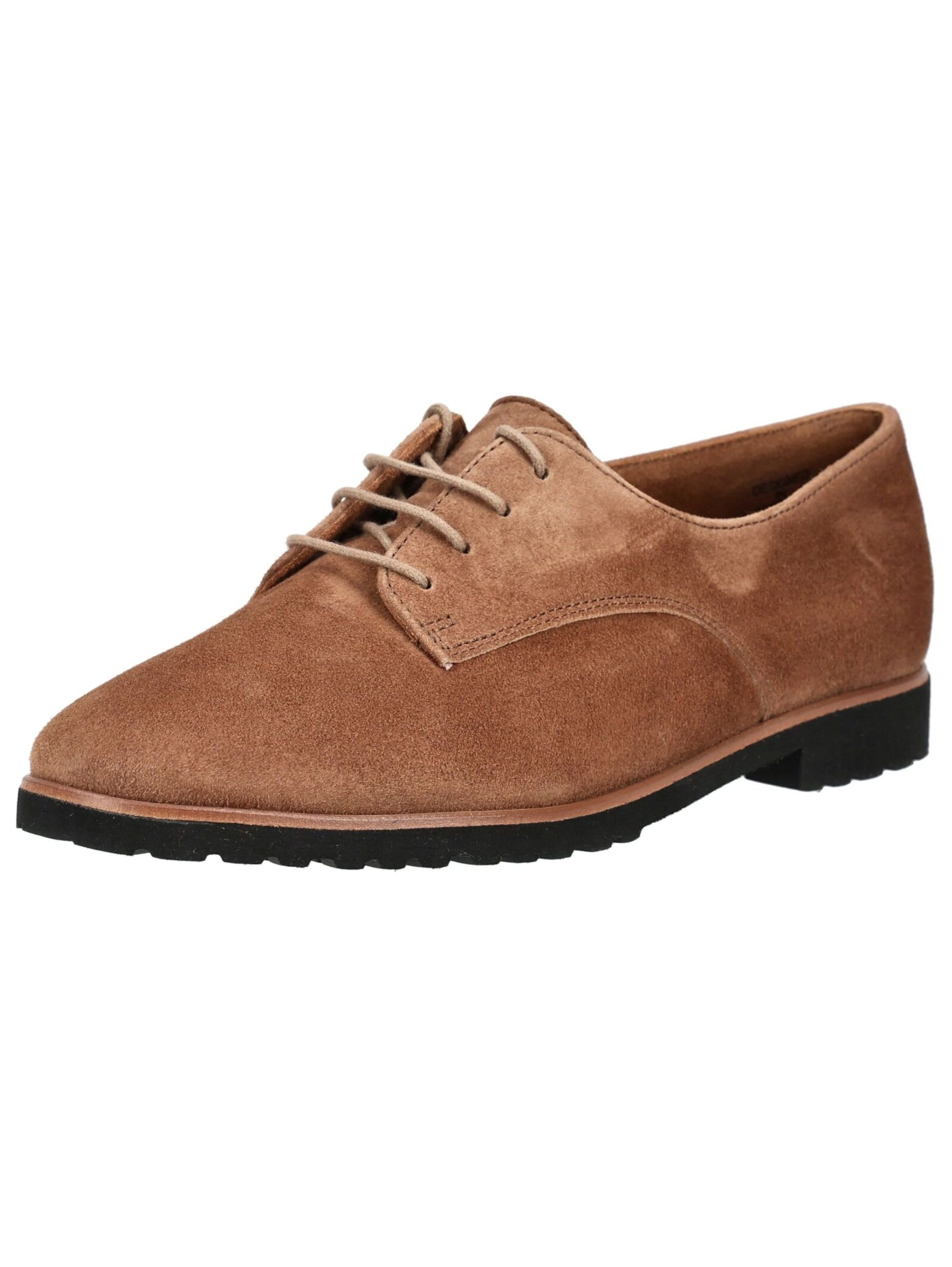 Scarpa stringata di Paul Green in marrone: frontale