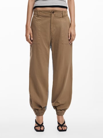 Desigual Tapered Hose in Braun: Vorderseite