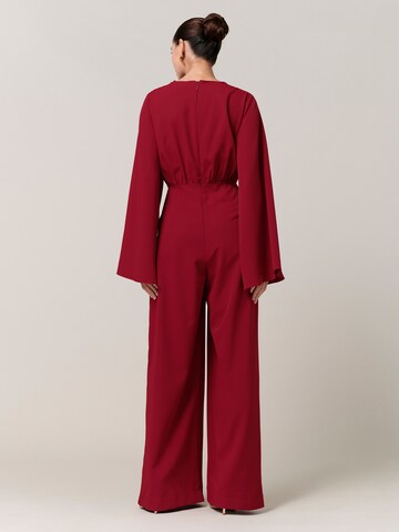 Salopeta 'Alexa' de la Sável pe roșu: spate