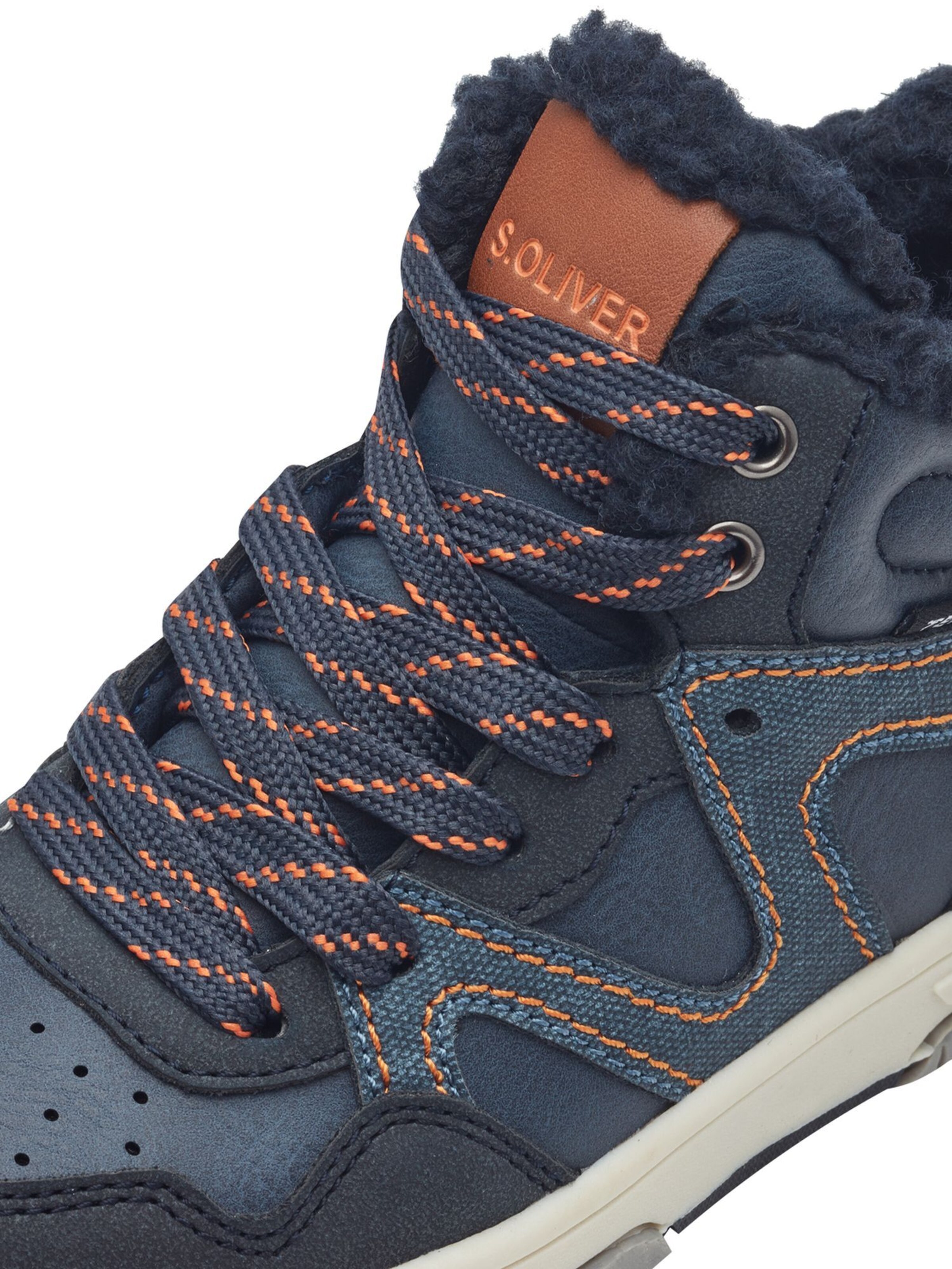 s.Oliver Schnürstiefelette in Blau