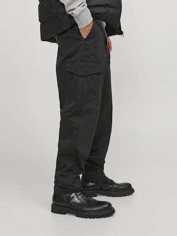 JACK & JONES Regular Cargo Pants 'Bill' in Black