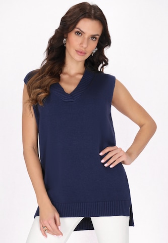 faina Sweater in Blue: front