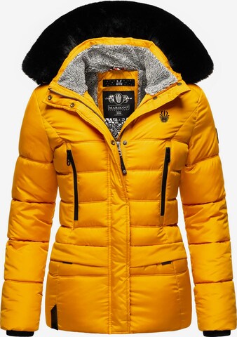 Veste d’hiver 'Loveleen' MARIKOO en jaune : devant